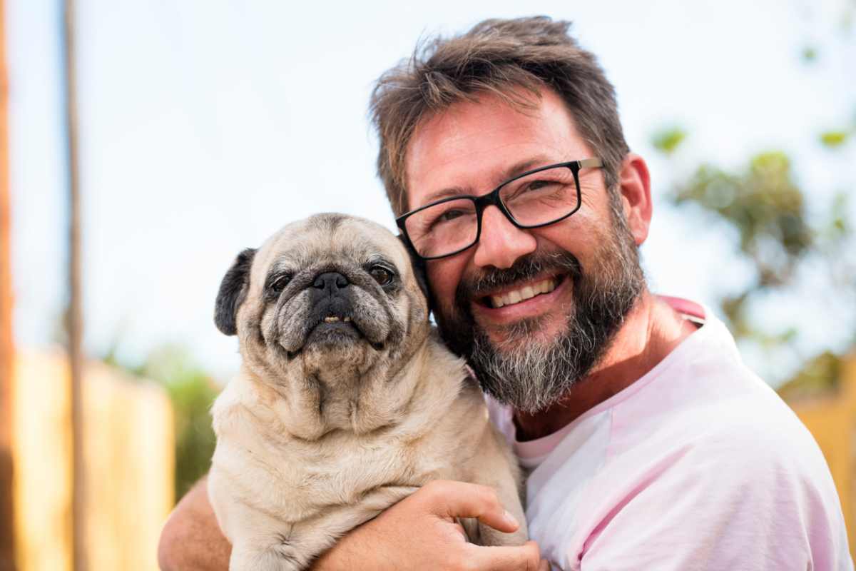 padrone con cane