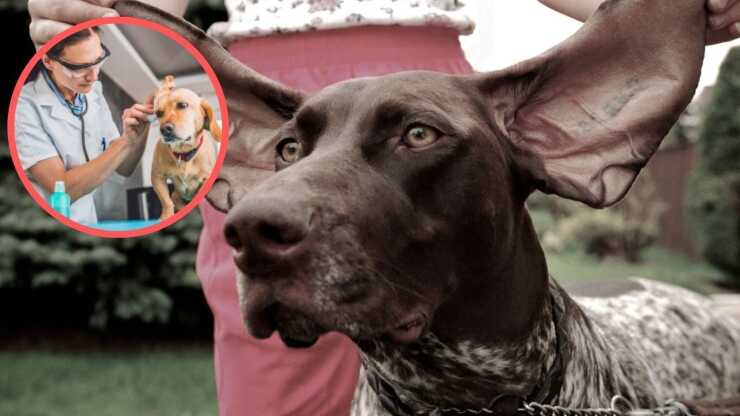 Pulire orecchie cane