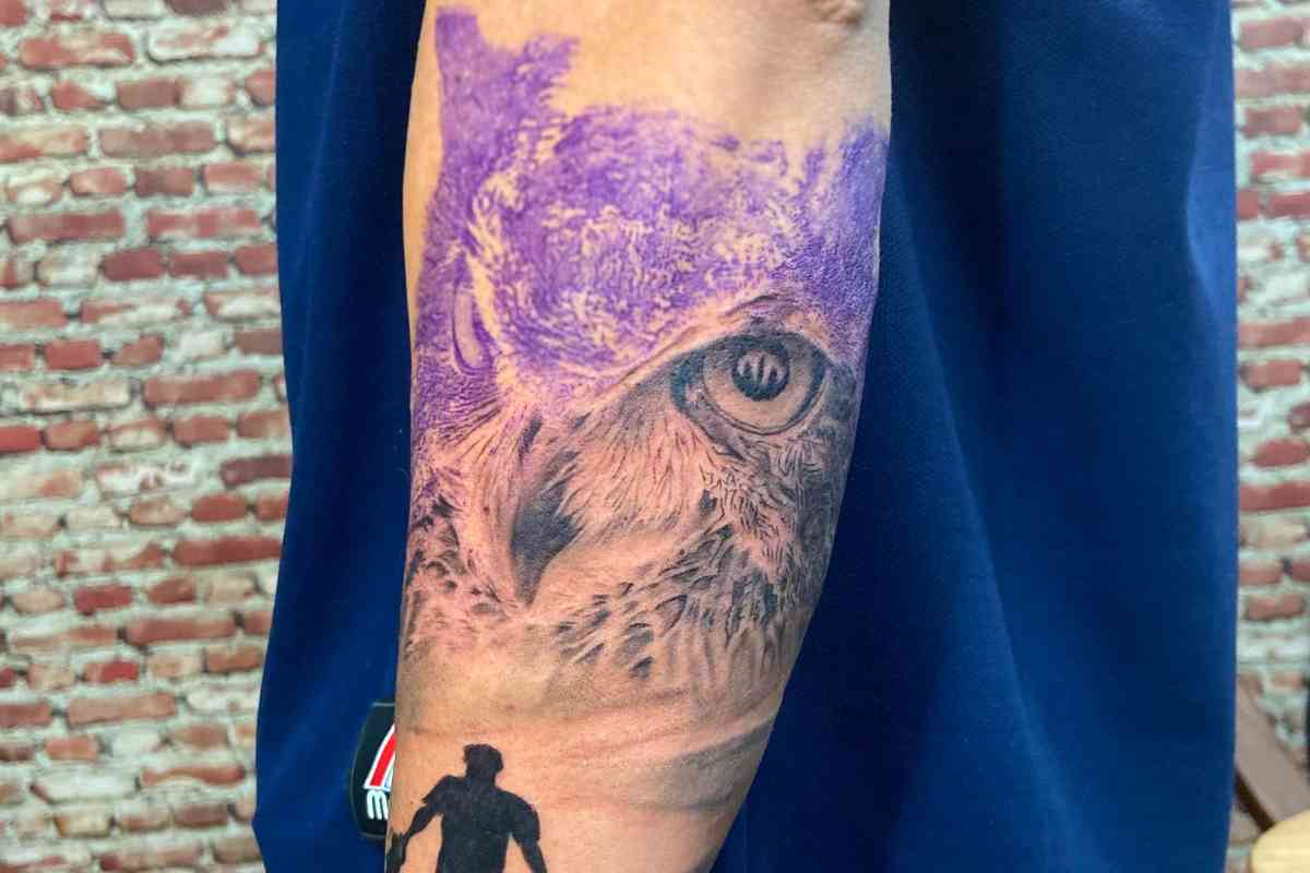 tatuaggio gufo
