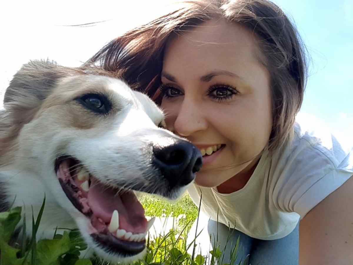 Selfie con il cane