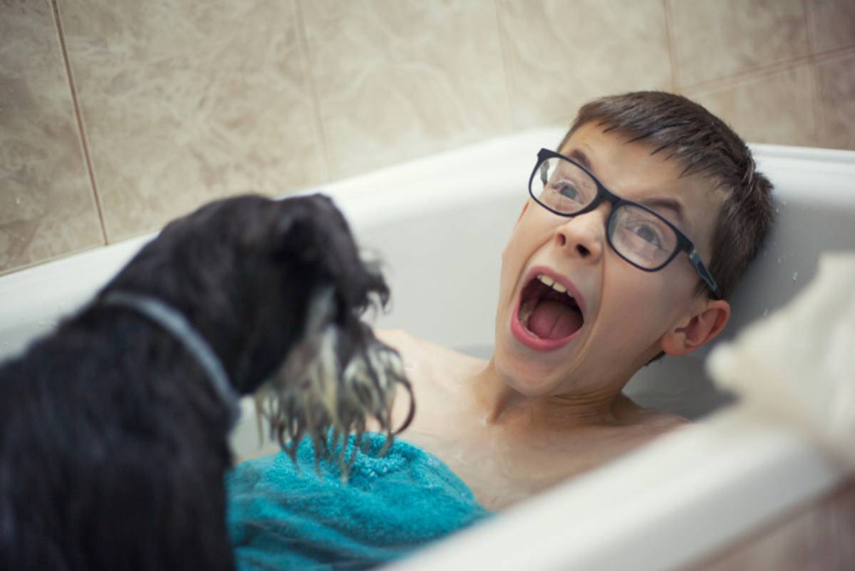 cane vi segue in bagno