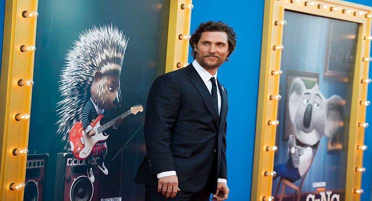 McConaughey alla presentazione di Sing