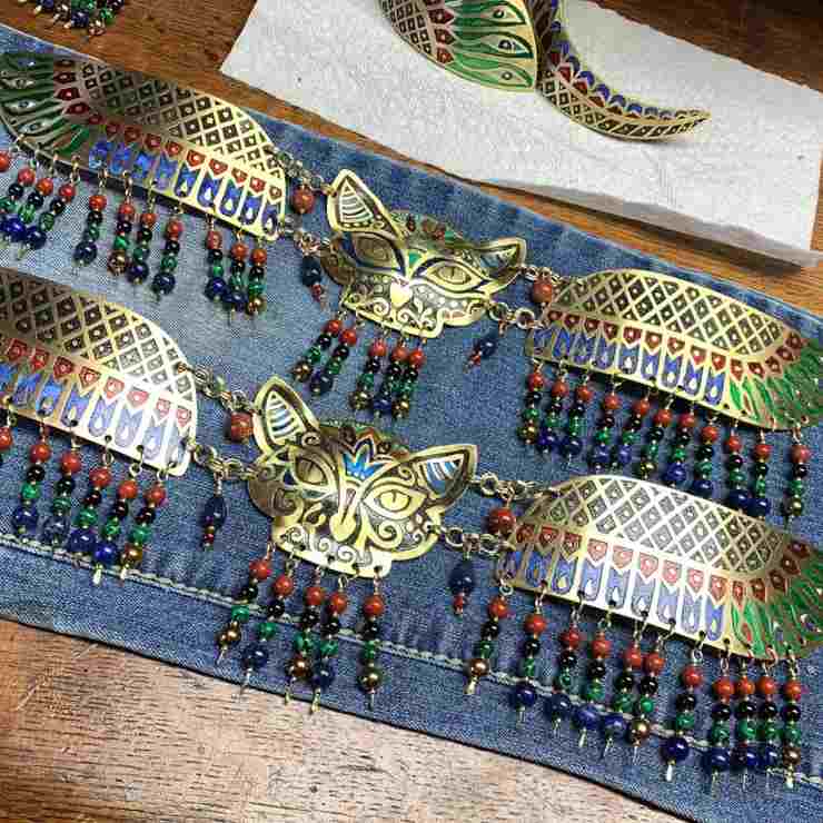 gioielli gatto egitto