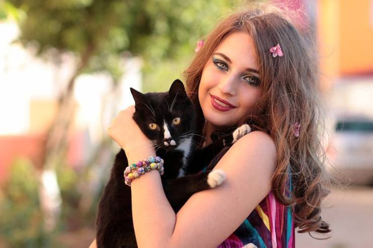 gatto e padrone