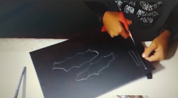 Disegnare e ritagliare le ali Disegnare e ritagliare le ali
