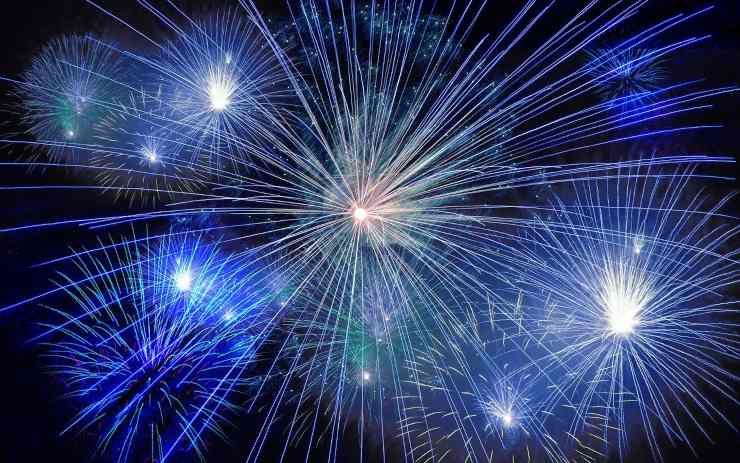 Fuochi d'artificio a Capodanno