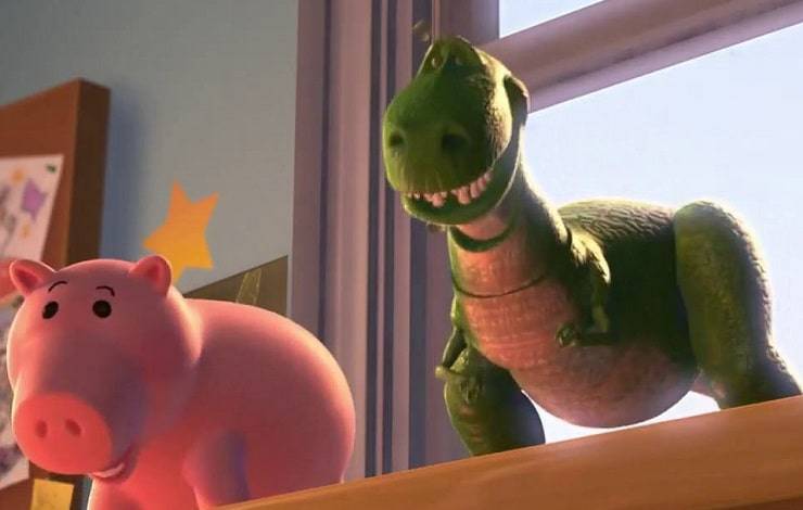 dinosauro porcellino toy story