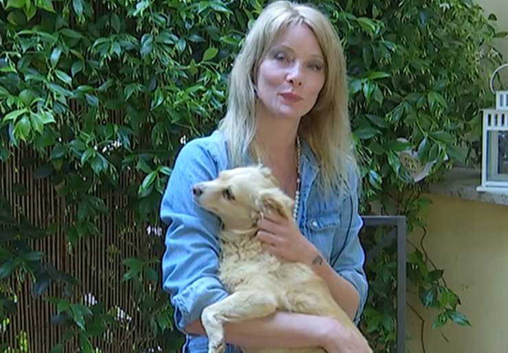 Flavia Vento e i suoi cani