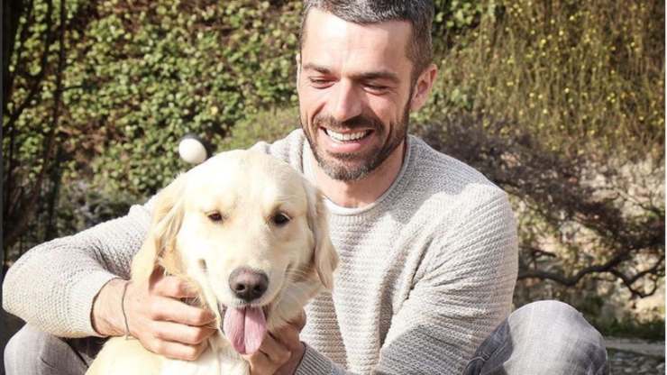 Luca Argentero cane