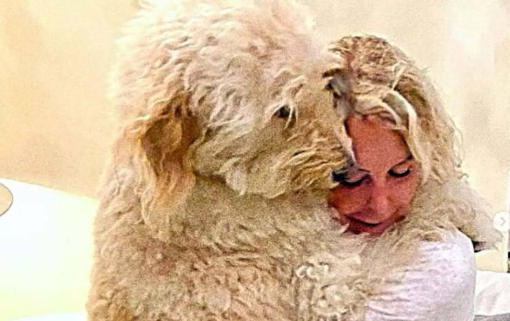 Monica Leofreddi e il suo cane