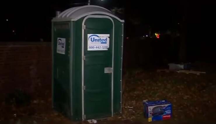 Chiuso in una scatola legato e lasciato in un bagno chimico (Screen Video)