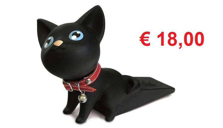 fermaporte gatto nero