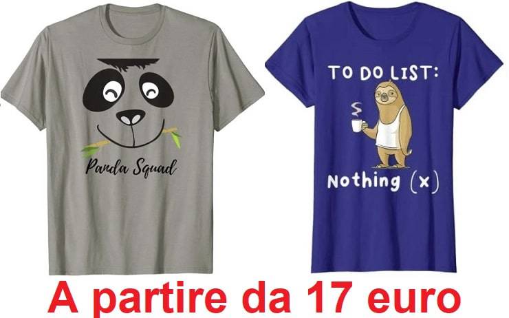 magliettine tema animali