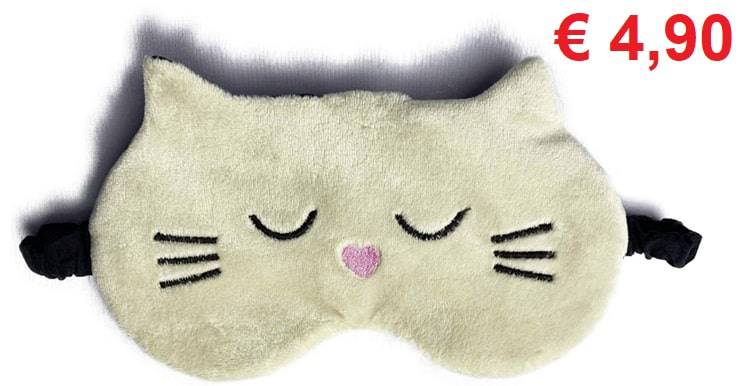 maschera per dormire gatto
