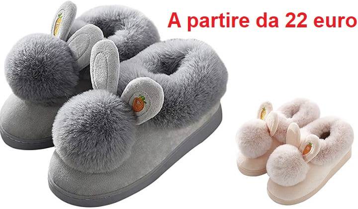 pantofole coniglio
