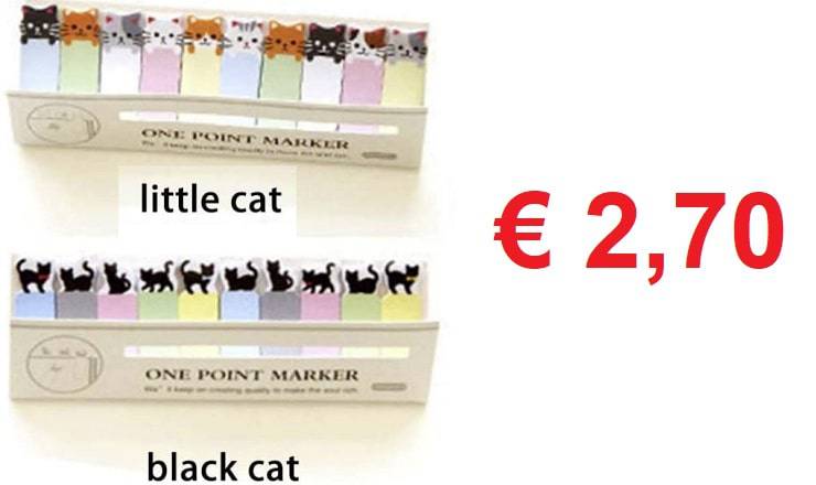 segnalibri tema gatto