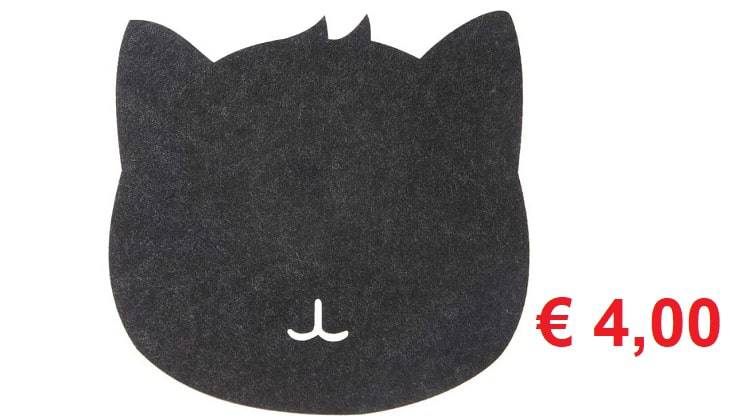 tappetino mouse gatto