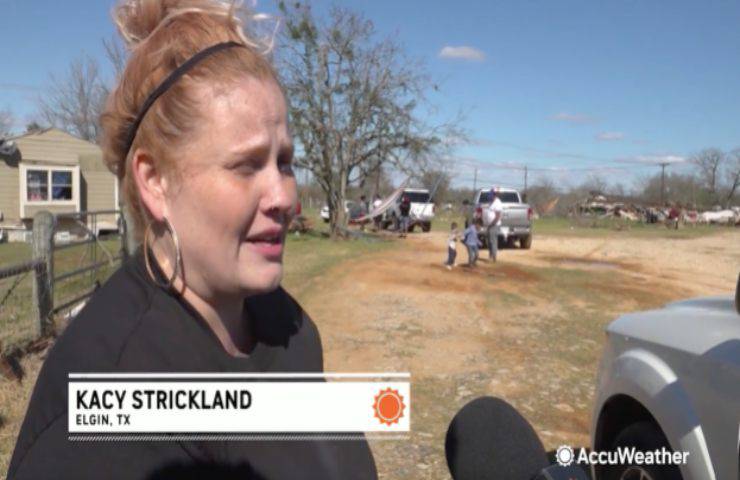 animale sopravvive miracolosamente calamità tifone Texas