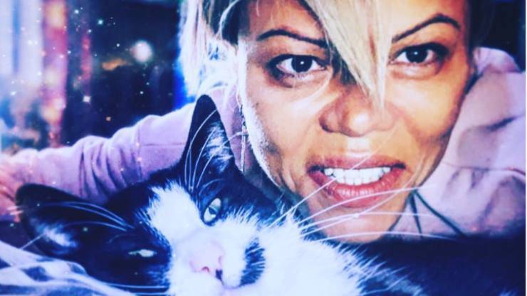 Chi sono il cane e il gatto di Floriana Secondi Floriana Secondi e il suo gatto