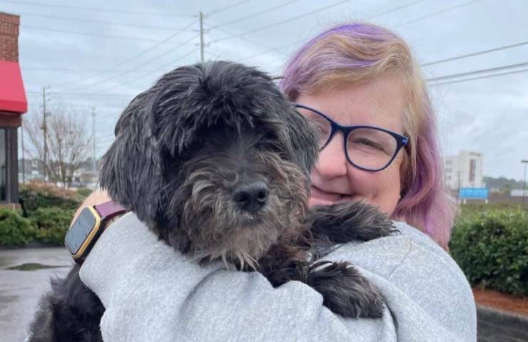 donna ritrova cane scomparso 800 km casa