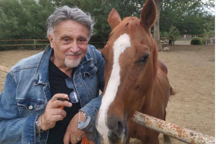 Andrea Roncato e i cavalli