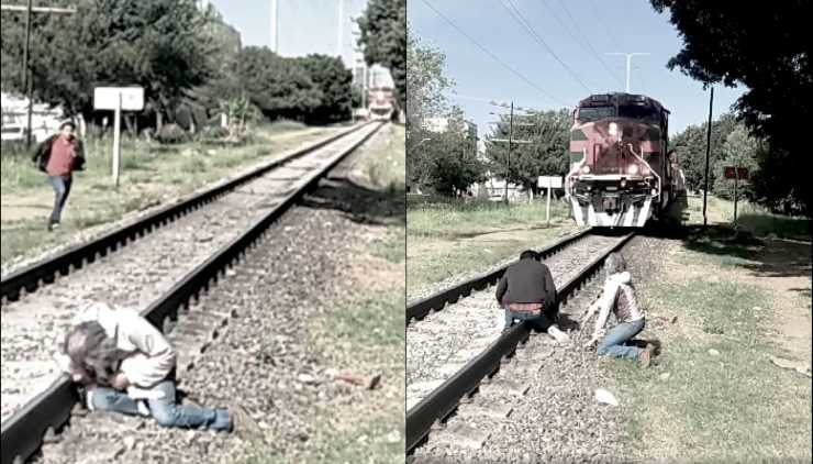 video salvataggio cucciolo trenoo
