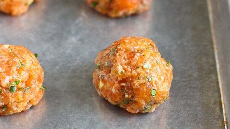 polpette al salmone