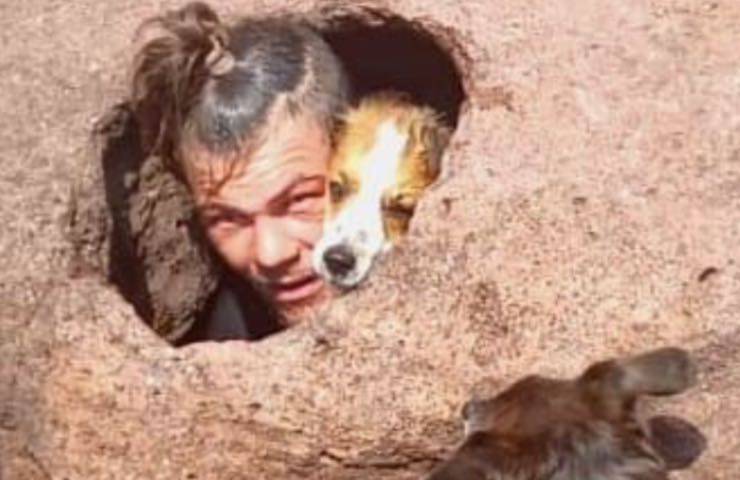 cane disperso sotto terra