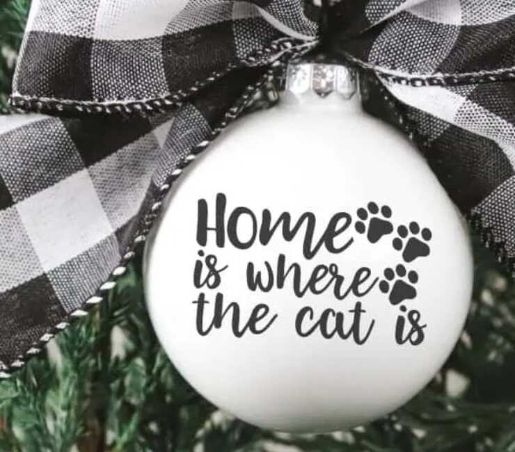 Albero di Natale tema felino