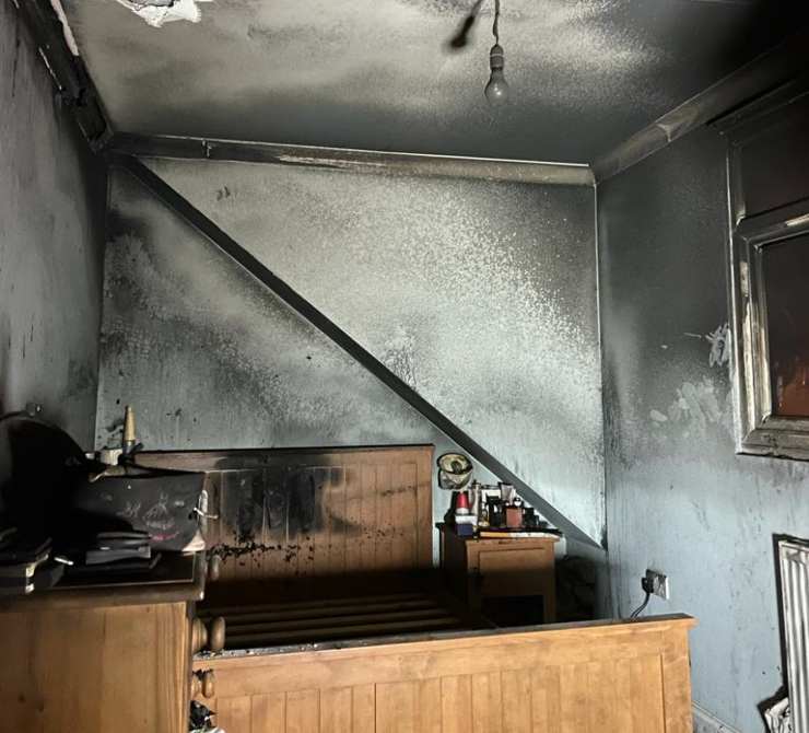 cane incendio phon