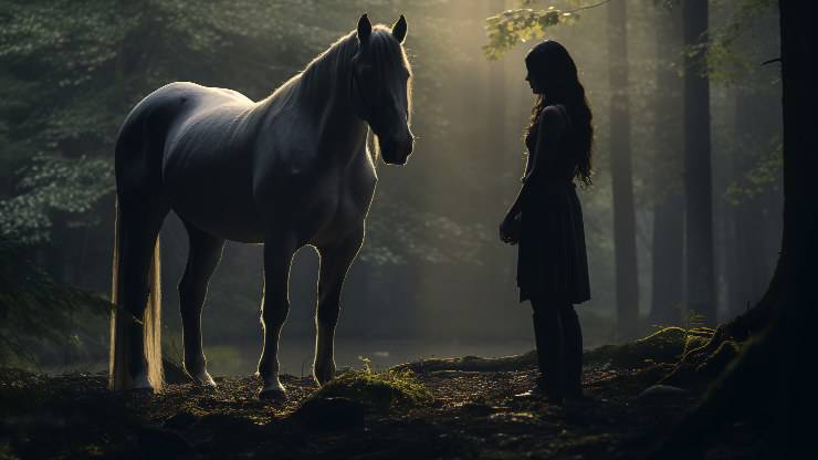 cavallo e padrona