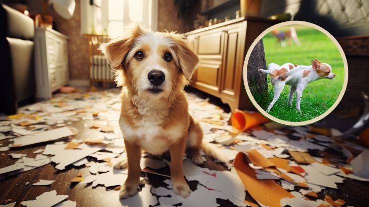 comportamento distruttivo del cane