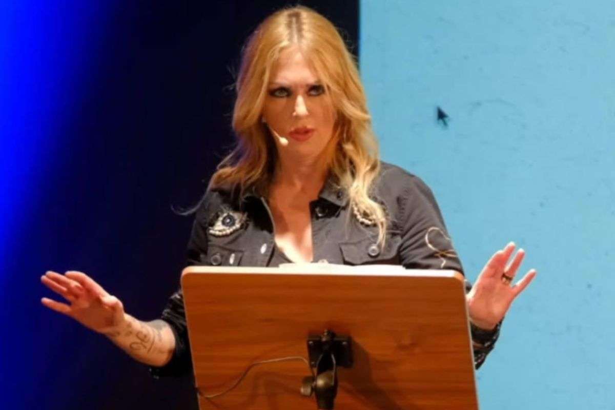 Roberta Bruzzone a un dibattito