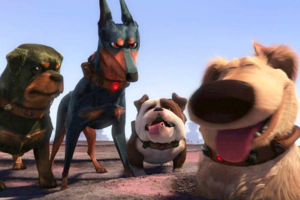 cani di up nella scena del film pixar
