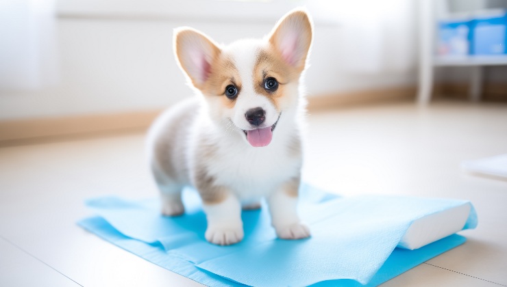 cucciolo fa pipì