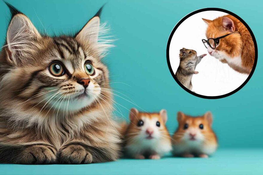 gatto e criceto