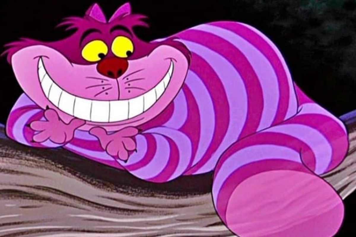 stregatto in un scena del cartone animato
