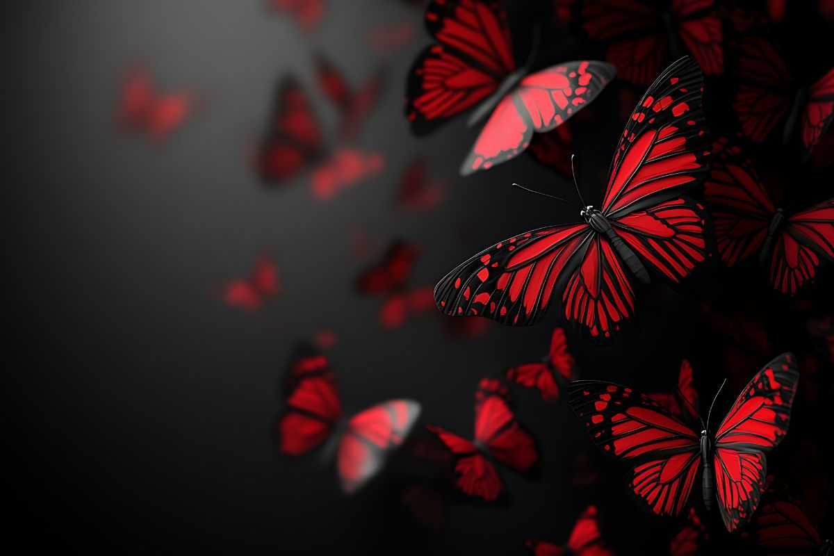 Farfalla rossa