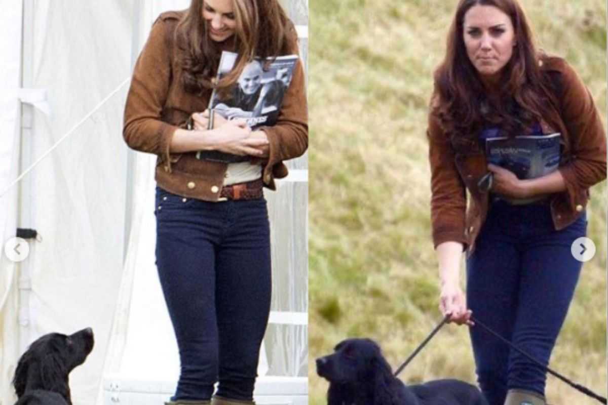 Kate e il suo cane Lupo