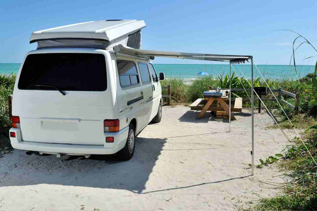 camper sul posto