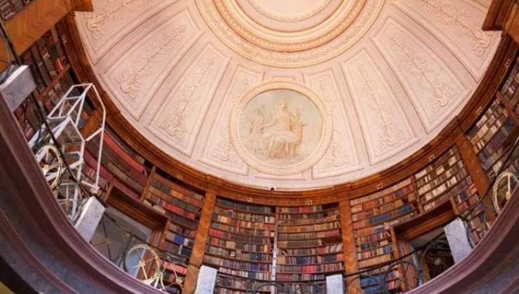 biblioteca ungherese, particolare della cupola