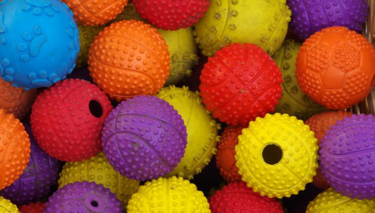 Palline in plastica degli animali