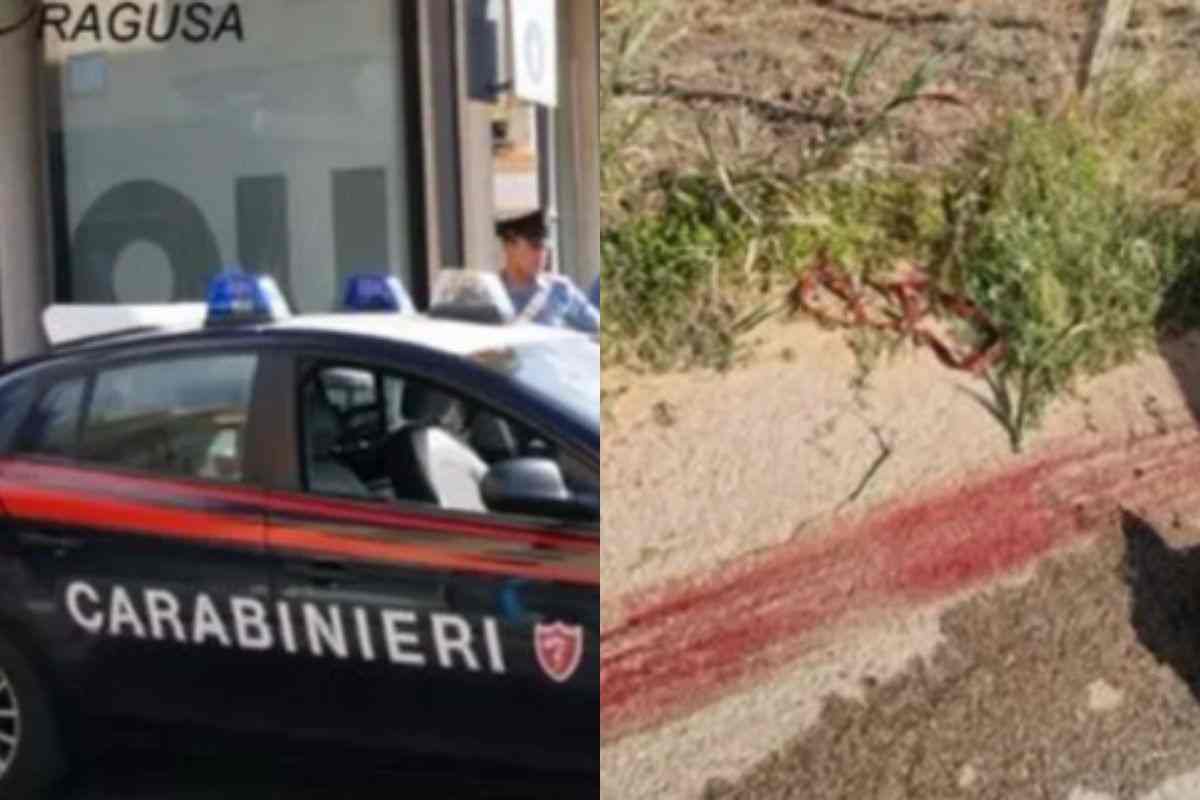 Strada in cui è stato trovato il pony e la fune